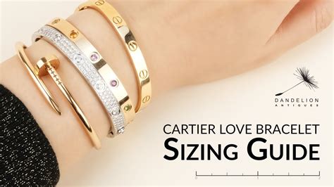 cartier love bracelet definition|cartier love bracelet size chart.